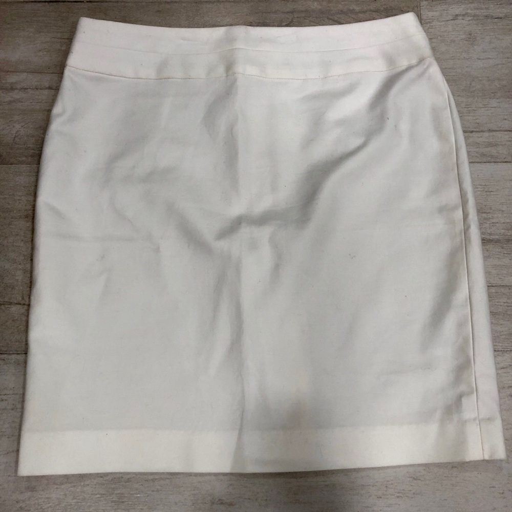 Banana Republic White Pencil Skirt 6P Petites